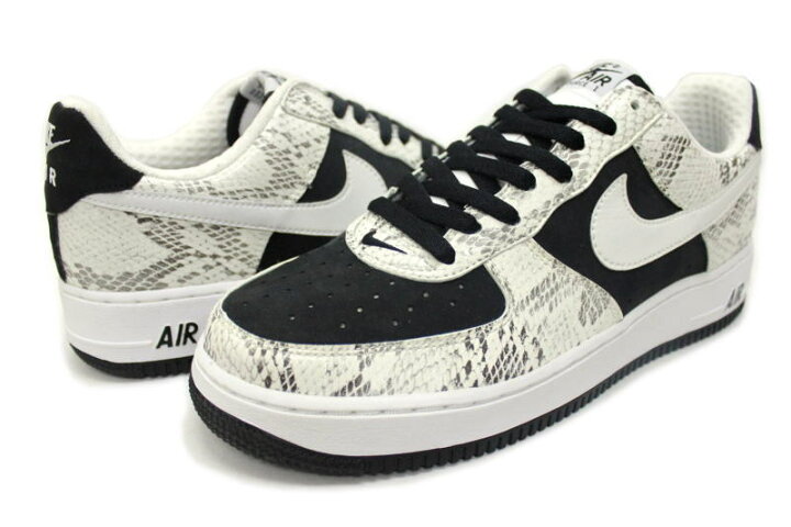 楽天市場】【送料無料】NIKE AIR FORCE 1 PREMIUM 白黒蛇 312945-011 