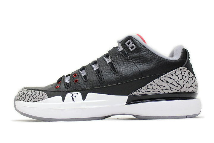 楽天市場 送料無料 Nike Zoom Vapor Aj3 Black Cement 010 ナイキ ズーム ヴェイパー エアジョーダン 3 黒 セメント ロジャー フェデラー 未使用品 中古 Sole Addict