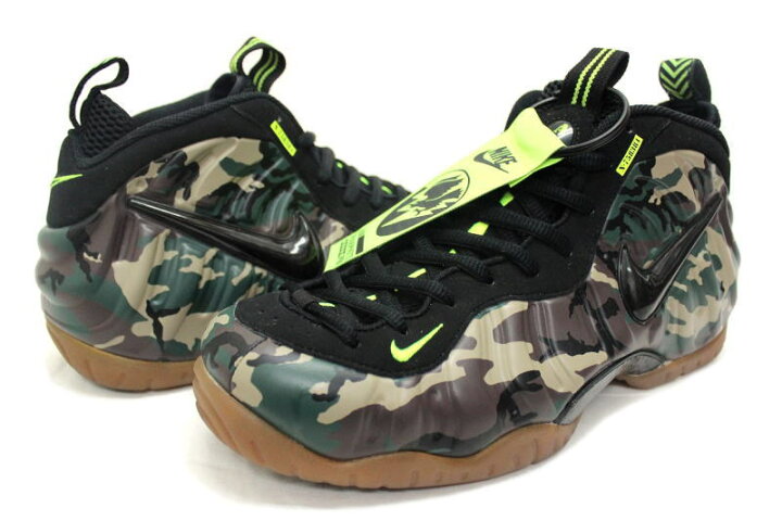楽天市場】【中古】【送料無料】NIKE AIR FOAMPOSITE PRO PRM LE GREEN 
