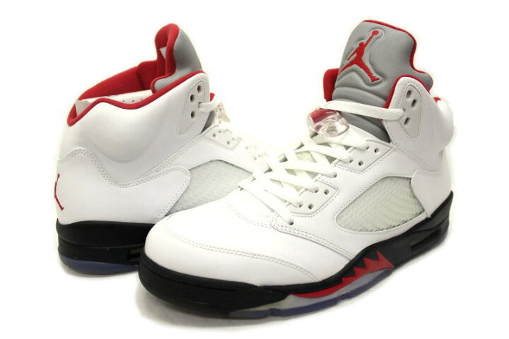楽天市場】【中古】【送料無料】NIKE AIR JORDAN 5 RETRO FIRE RED  