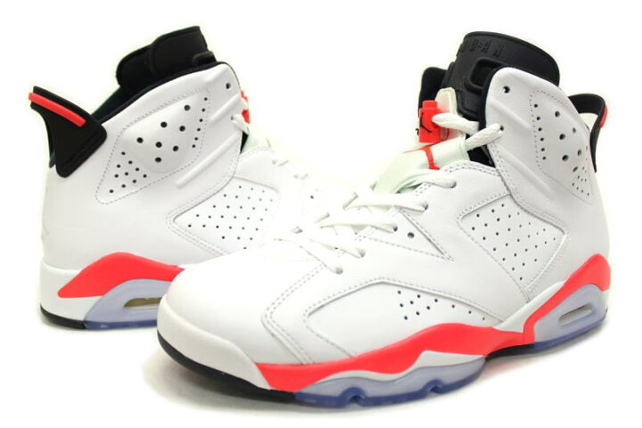 楽天市場】【送料無料】NIKE AIR JORDAN 6 RETRO 白×インフラレッド 