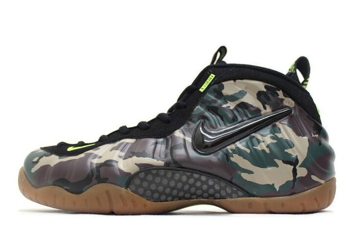 楽天市場】【送料無料】NIKE AIR FOAMPOSITE PRO PRM LE GREEN CAMO 