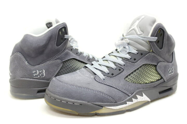 楽天市場】【送料無料】NIKE AIR JORDAN 5 RETRO WOLF GREY 136027-005 