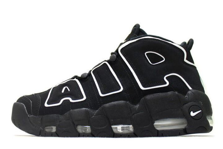 楽天市場】【送料無料】NIKE AIR MORE UPTEMPO BLACK WHITE 414962-002 