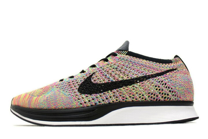 楽天市場】【送料無料】NIKE FLYKNIT RACER RAINBOW 526628-004 ナイキ  