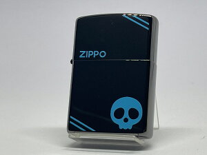 ZIPPO[�W�b�|�[]COLOR SKULL �J���[�X�J�� �u���[ 2BKN-SKUBLUE�y�y�M�t_��z