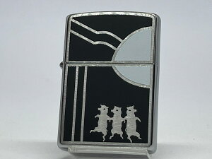 ZIPPO[�W�b�|�[]3�C�̎q�؃V���[�Y Three Pigs �u���b�N 200-PIGBK�y�y�M�t_��z