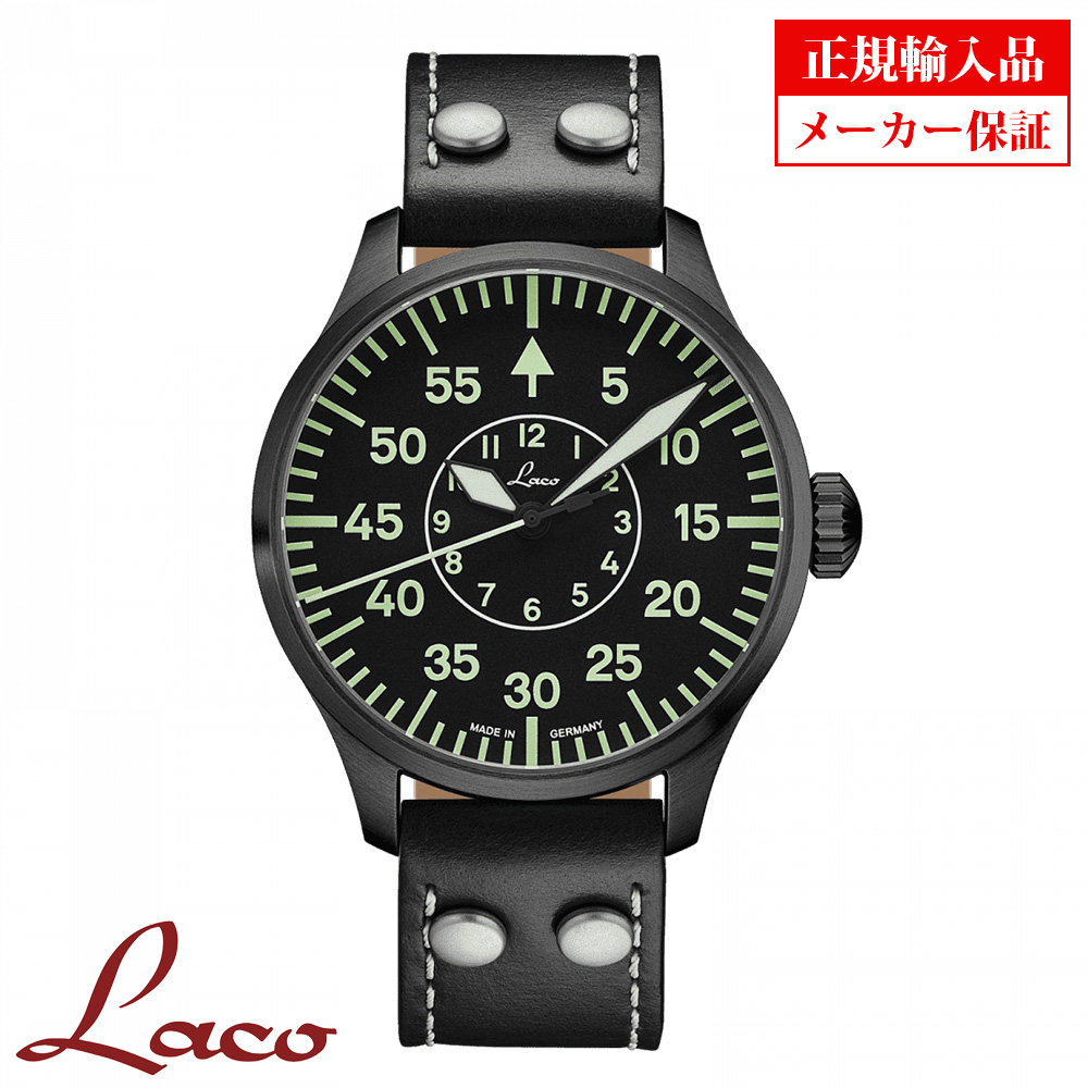 ラコ メンズ腕時計 Laco 861760.2 PILOT Bielefeld42 パイロット ビーレフェルト42 自動巻 オートマチック 正規輸入品 売れ筋ランキング
