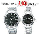 ペアウォッチ シチズン AW1231-66E/FE1081-67E CITIZEN コレクション エコ・ドライブ フレシキブルソーラー ブラック×シルバー 【長...