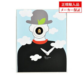 ピロンディーニ Pirondini クオーツ 掛け時計 木製 鳩時計 (はと時計 カッコー時計) D' Apres 900&5 [ART900-5D] Apres Magritte マグリット イタリア製 インテリア クロック メーカー保証付き