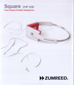 ZUMREED �Y�����[�h Square ZHP-008 Color Earpad Portable Headphones [White][�󂠂�i][�w�b�h�t�H��/���y/�V�i/SORA]