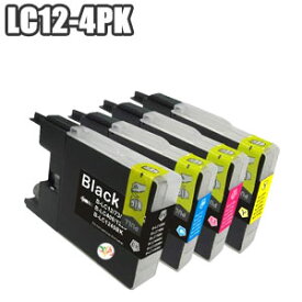 LC12-4PK 【4個自由選択】送料無料 互換インク LC12-4PK ブラザー br ther LC12 LC12BK LC12C LC12M LC12Y DCP-J925N DCP-J725N DCP-J525N MFC-J955DN MFC-J955DWN MFC-J705D MFC-J705DDW MFC-J825N プリンターインク