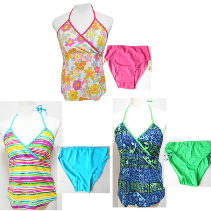 楽天市場 Little Magui スペイン のマタニティ 産前産後2way水着 トップス カップなし パンツのセット3種類あり 田舎の雑貨屋