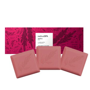 IE{`JI i`[oXp \[v AME vOBOTICARIO NATIVA SPA SABONETE EM BARRA AMEIXA 3×90g