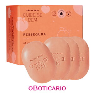 IE{`JI NCfZx \[v PES s[`OBOTICARIO CUIDE-SE BEM SABONETE EM BARRA PESSEGURA 4×80g
