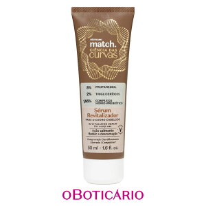 IE{`JI }b` wAZ CURVAS pet J[ kсOBOTICARIO MATCH SERUM REVITALIZADOR PARA COURO CABELUDO CACHOS E CRESPOS CIENCIAS DAS CURVAS 50ml