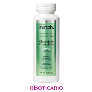 �I�E�{�`�J���I �}�b�` �V�����v�[ OLEOSIDADE �I�C���l�X �R���g���[����OBOTICARIO MATCH SHAMPOO OLEOSIDADE CONTROLADA 300ml