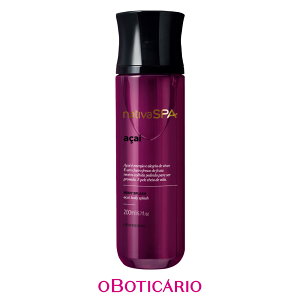 IE{`JI i`[o Xp XvbV R AC ATC[OBOTICARIO NATIVA SPA BODY SPLASH ACAI 200ml