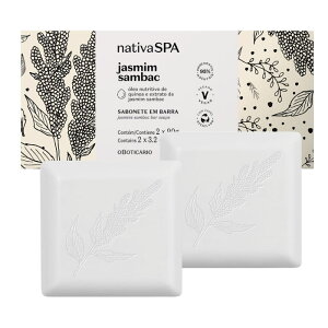 IE{`JI i`[oXp \[v JAS WX~OBOTICARIO NATIVA SPA SABONETE EM BARRA JASMIM SAMBAC 2×90g