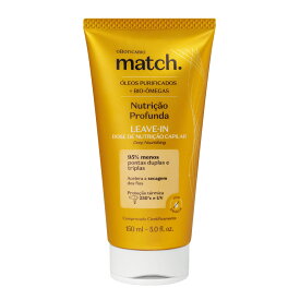 オ・ボチカリオ マッチ ヘアトリートメントクリーム ニュートリション NUTRICAO◆OBOTICARIO MATCH LEAVE-IN NUTRICAO PROFUNDA 150ml
