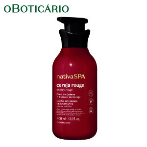 �I�E�{�`�J���I �i�`�[�o�X�p �{�f�B���[�V���� CER �`�F���[���[�W����OBOTICARIO NATIVA SPA LOCAO HIDRATANTE CEREJA ROUGE 400ml