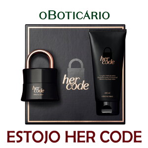�I�E�{�`�J���I �{�`�J���I�M�t�g �n�[�R�[�h �I�[�f�p���t�@�� �{�f�B���[�V������OBOTICARIO BOTICARIO GIFT ESTOJO HER CODE EDP��LOCAO HIDRATANTE