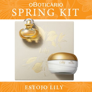 �I�E�{�`�J���I �X�v�����O�M�t�g �����B �I�[�f�p���t�@�� �{�f�B�N���[����OBOTICARIO SPRING GIFT ESTOJO LILY EDP��CREME HIDRATANTE