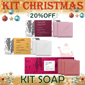 IE{`JI NX}XLbg \[v i`[oXp v ubNv LkA \[v 3_ZbgOBOTICARIO CHRISTMAS KIT SOAP NATIVA SPA AMEIXA AMEIXA NEGRA QUINOA 3_Zbg
