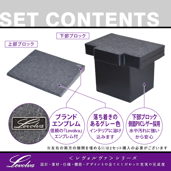 スバル車　Levolva　レヴォルヴァ　 ラゲッジフラットブロック　車中泊マット Levolva レヴォーグ VN系 VM系 インプレッサスポーツ GP系 GT系