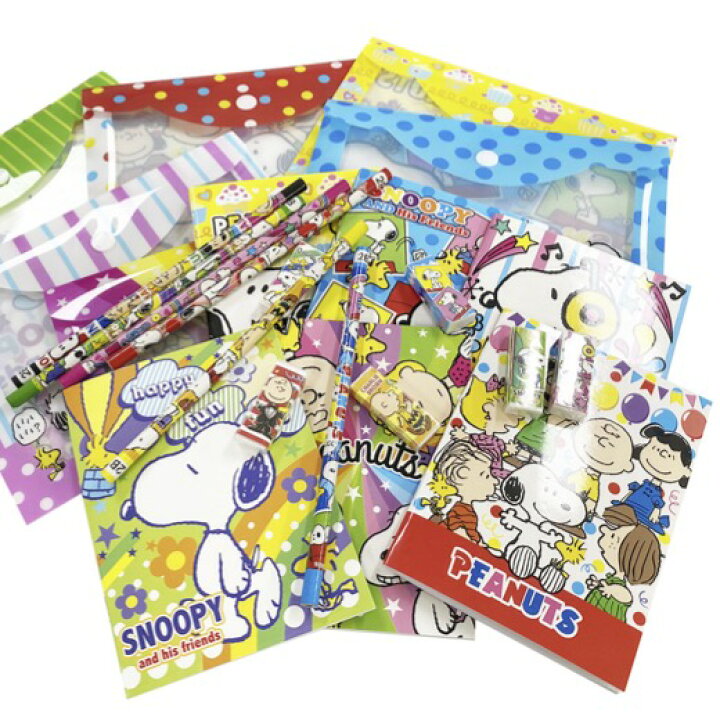 楽天市場】【春 期間限定価格】【スヌーピー BIGポーチ文具セット 