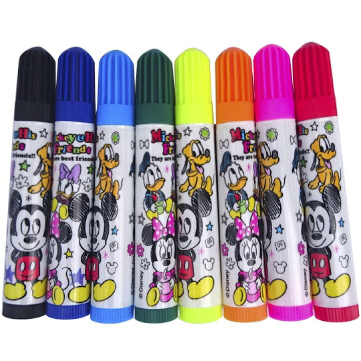 楽天市場】【ディズニー マーカーペン8色セット】ペン カラー 文房具 