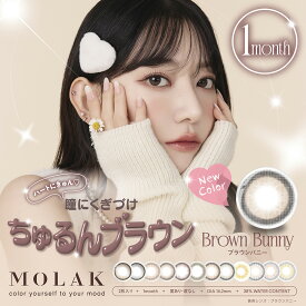 【2箱セット】【1箱2枚入りx2】MOLAK モラク マンスリー カラコン 14.2mm 1month 2箱4枚入 宮脇咲良 1ヶ月使い捨て カラーコンタクト コンタクト 低含水 度あり 度なし コンタクトレンズ 1ヵ月 サークル さくらたん