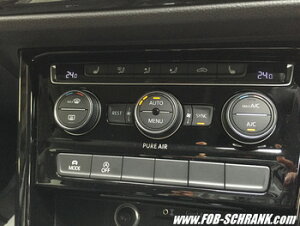 VW US純正 ザビートル グロスブラック・エアコンパネル 【GENUINE PARTS】