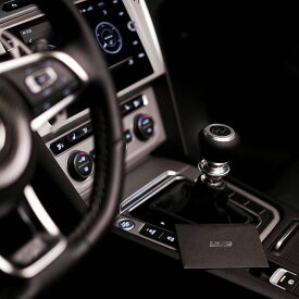 VW＆AUDI DSG シフトノブ/ナッパレザー ブラック 【LEYO Motorsport】