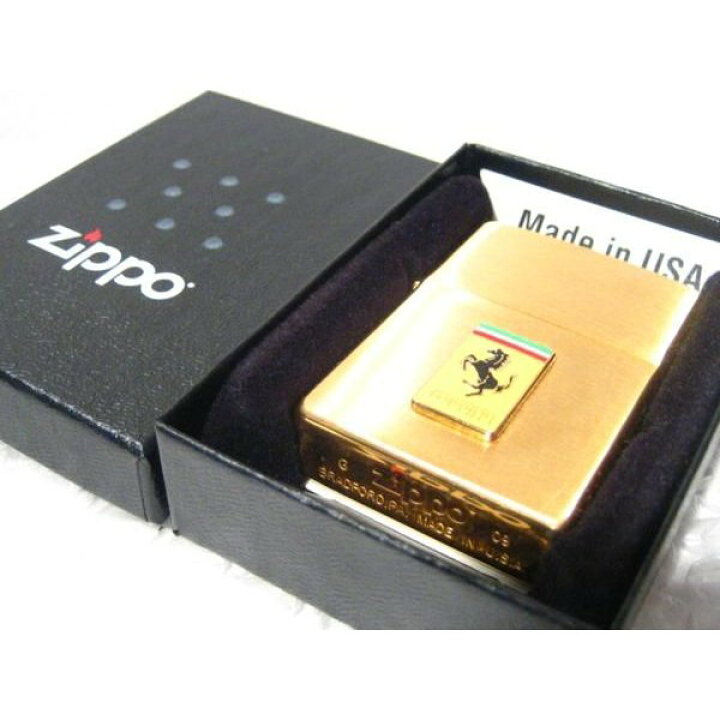 楽天市場】フェラーリ/FERRARI Zippo/真鍮製ジッポライター【type1 