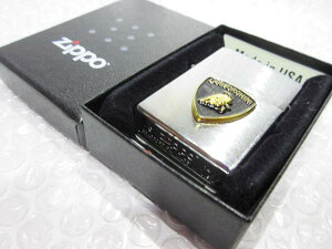 �����{���M�[�j Zippo �W�b�|���C�^�[/�V���o�[LAMBORGHINI �y�u���b�N�z