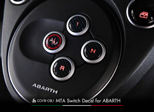 ABARTH 500/595/695�p MTA �X�C�b�`�f�J�[���ycore OBJ�z