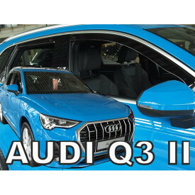 アウディ/AUDI Q3(F3)/SUV ドアバイザーF＆Rset【Team HEKO/ヘコ製】