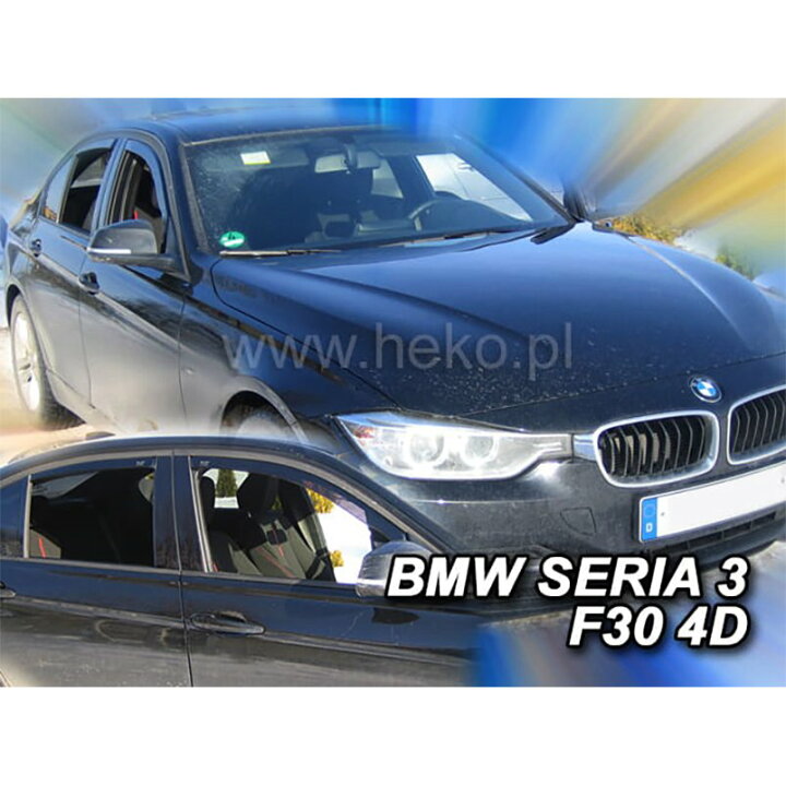 楽天市場】BMW F30(セダン) ドアバイザーF＆Rset【Team HEKO/ヘコ製