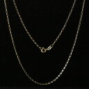 英国バーミンガムホールマーク 9カラット/ 9金イエローゴールド 1.5mm×60cm カット ロロチェーン ネックレス ne02 me…
