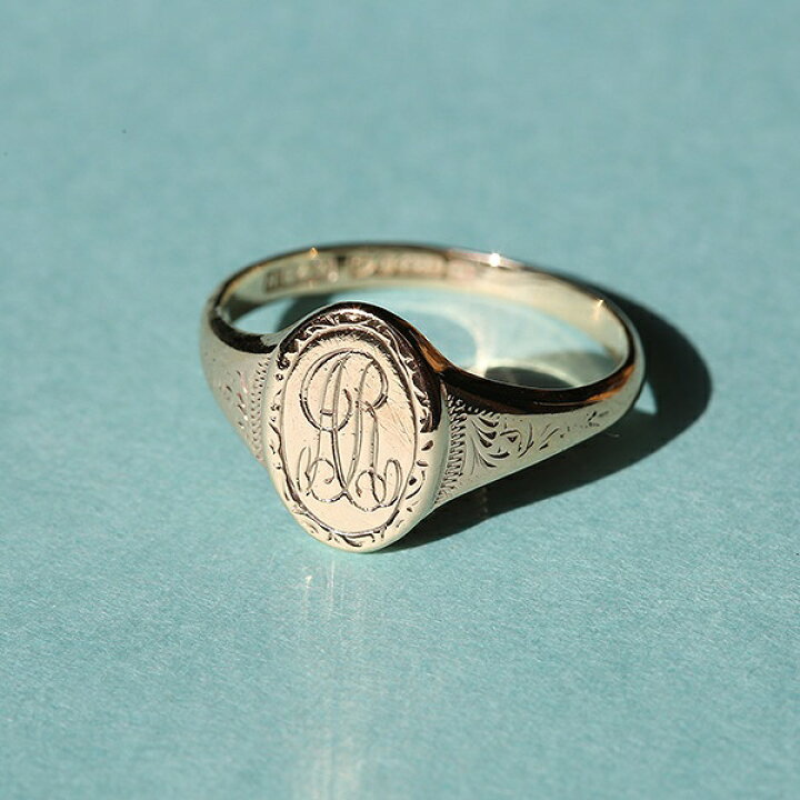 楽天市場】VINTAGE 英国 1950s HG&S イニシャルモノグラム 9CT/9K GOLD 