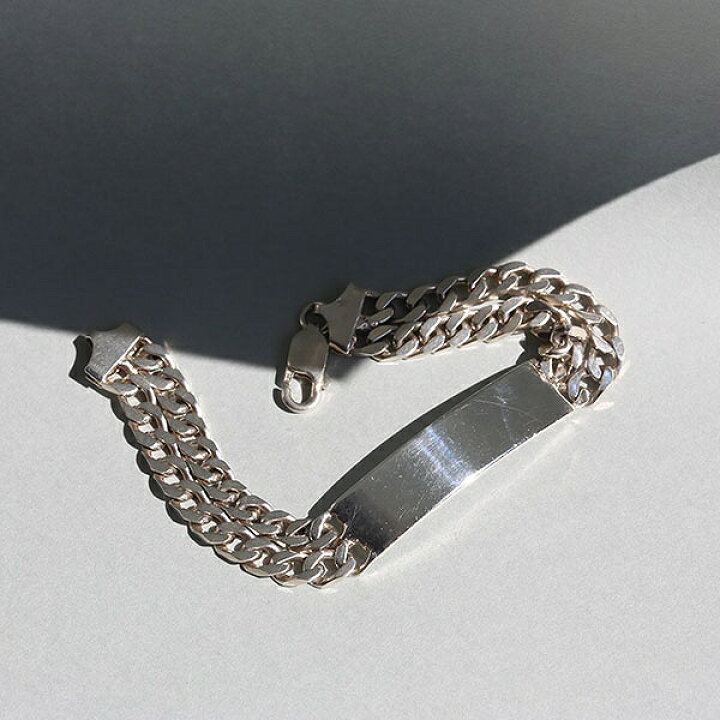 楽天市場】VINTAGE 英国 OPT BIRMINGHAM HM DOUBLE CHAIN SILVER ID 