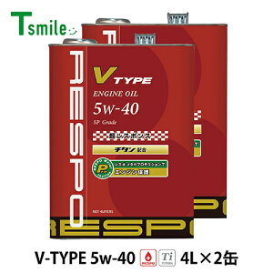 RESPO V TYPE ]^ GWIC 5W-40 (4L×2) X| REO-4LVTN V^Cv SeIC K̔X {