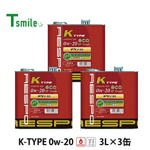 RESPO K TYPE yԐp GWIC 0W-20 (3L×3) X| REO-3LK20N K^Cv SeIC K̔X {