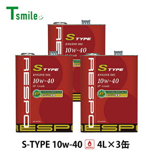RESPO S TYPE nCp[GWΉ GWIC 10W-40 (4L×3) X| REO-4LS S^Cv SeIC K̔X {