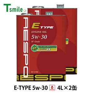 RESPO E TYPE ȔR^ GWIC 5W-30 (4L×2) X| REO-4LEN E^Cv SeIC K̔X {