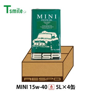 RESPO NVbNMINI MT GWIC 15W-40 (5L×4) 1P[X X| REO-5MI SeIC K̔X {