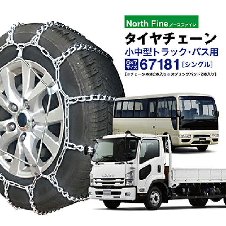 楽天市場】トラック バス用 タイヤチェーン 67181 金属製ラダー型 