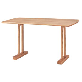 エコモ ダイニングテーブル テーブル 小さめ 幅120 奥行75 高さ68 120×75 木製 ナチュラル ダイニング おしゃれ シンプル モダン 北欧