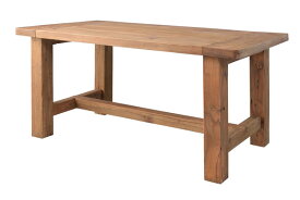 テーブル 作業台 陳列 ブラウン 幅160 奥行80 高さ72 木製 おしゃれ モダン シンプル ナチュラル 北欧